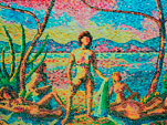 LES BAIGNEUSES- 1988 Mosaïque, 125x80 cm Coll. Henri Ford.jpg