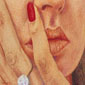 PATRICIA PENSE I- 1989 Huile sur toile, 100x73 cm. Coll. priv&eacute;e.jpg